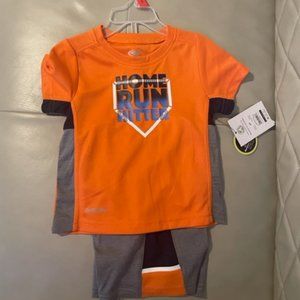 Athletic Shorts and Tee